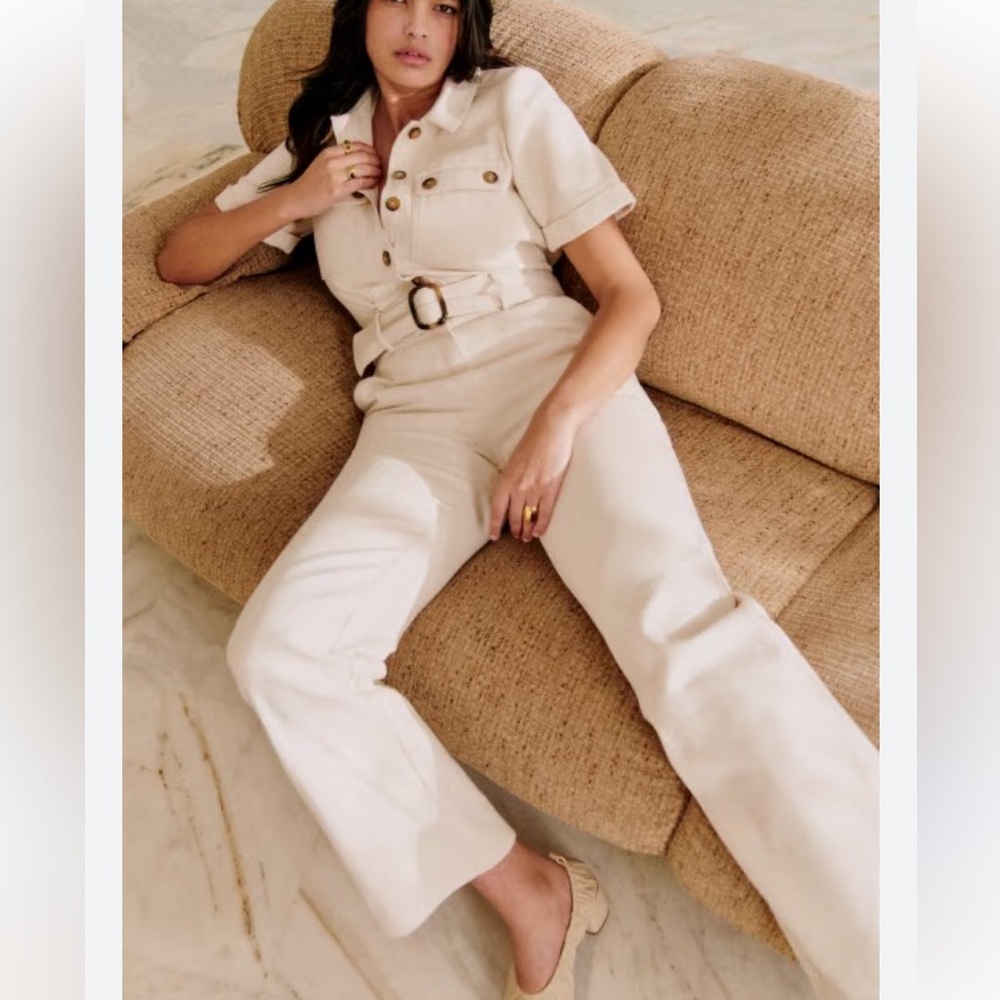 Sezane manhattan jumpsuit size 38 nwt